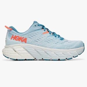 Hokas Woman’s Running Shoes, Blue Fog Plein Air. Gravoita 4